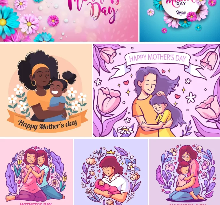9 Mother's Day Vector Templates