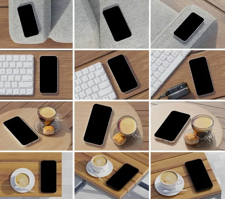 19 Realistic iPhone 14 Pro Max PSD Mockups