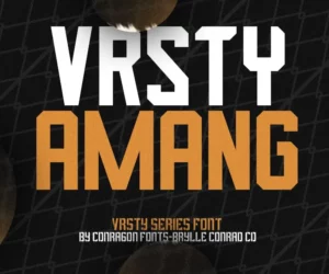 Vrsty Amang Conragon Font