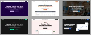 30+ SaaS Landing Pages (Hero Sections) Figma