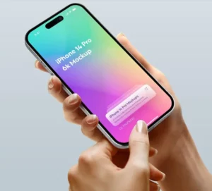 Editable iPhone 14 Pro Mockups Pack