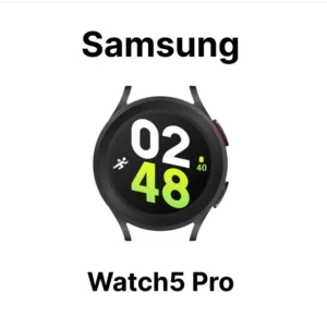 Minimal Samsung Galaxy Watch5 Pro Figma Mockup
