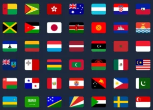 195+ Unique Country Flag Icons Pack