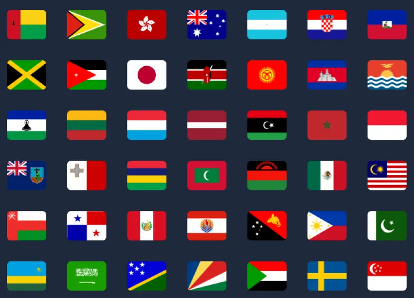 195 Free Country Flag Icons Download Now