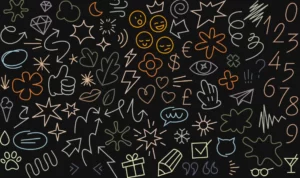 100+ Handdrawn Doodles Figma