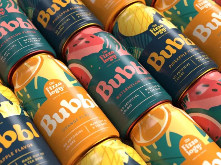 Bubble Tea Can Mockups Vector
