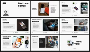 9 Professional Portfolio Templates Figma