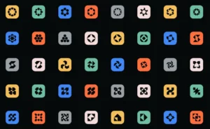 40 Abstract Geometric Shapes Vector