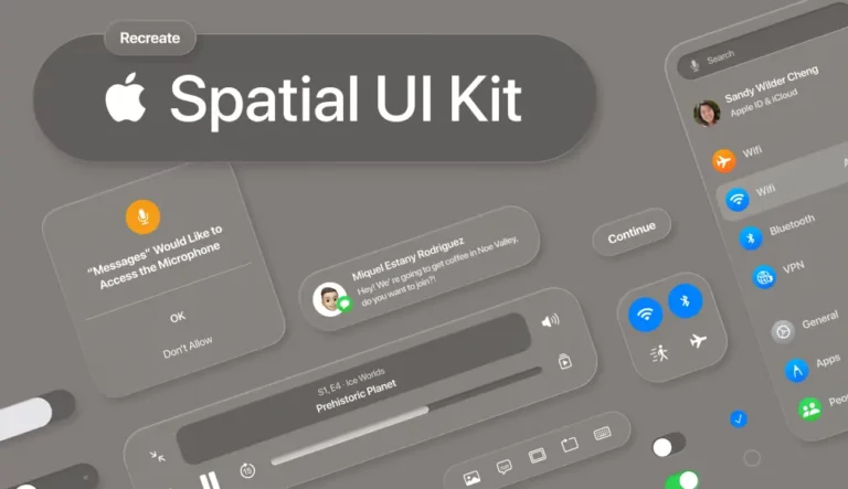 Apple Spatial UI Kit Figma