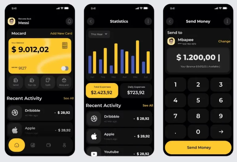 The Finance Mobile App UI KIT
