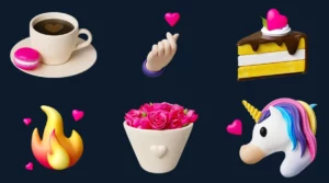 6 Love Icons PNG