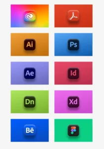 Neumorphism Style Adobe App Icons