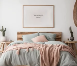 Realistic Interior Frame PSD Mockup