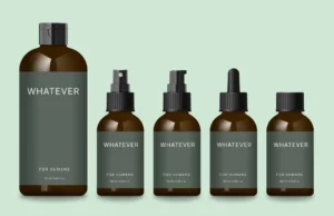 Dark & Light Realistic Bottle Mockups Figma