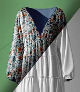 HD Editable Dress Mockup PSD