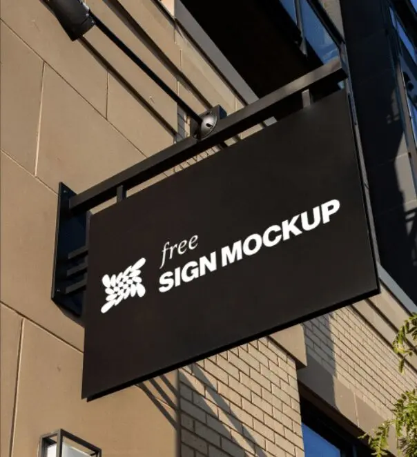 7 Outdoor Sign PSD Mockups