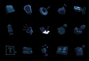 26 Unique 3D Icons Figma