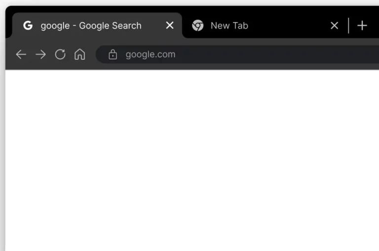 Minimal Chrome Browser Mockup Set (Dark & Light Themes)