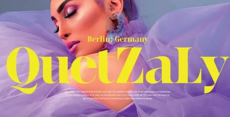 Meshed Display Font