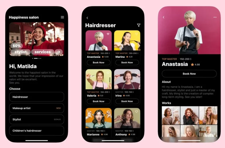 Beauty Salon Mobile App UI Kit