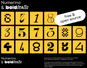 Numerino Figures Typeface