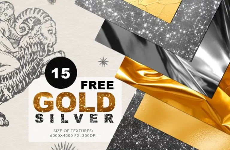 15 Gold & Silver Textures