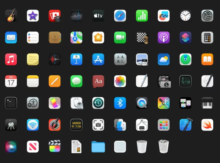 MacOS System & App Icons Pack