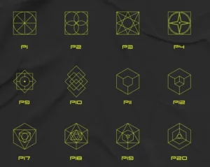 148 Geometric Vector Shapes (EPS)