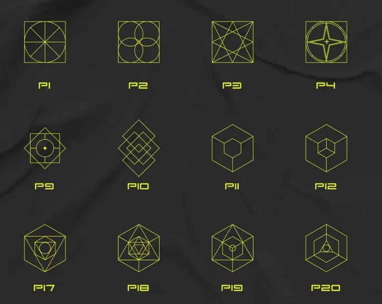 148 Geometric Vector Shapes (EPS)