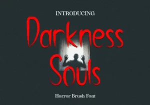 Darkness Souls Horror Font