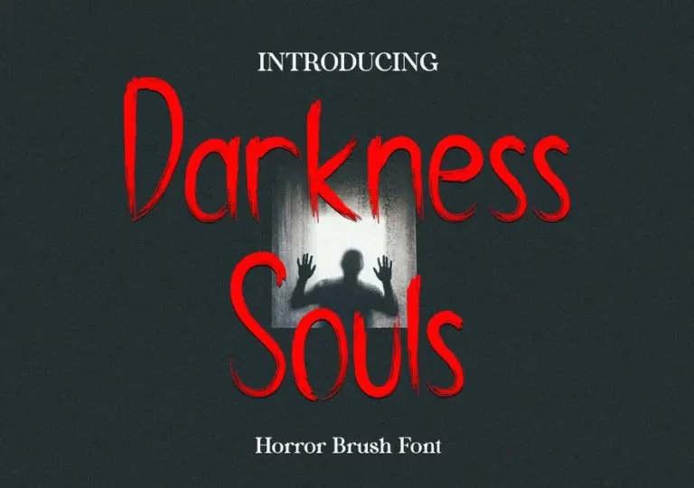 Darkness Souls Horror Font