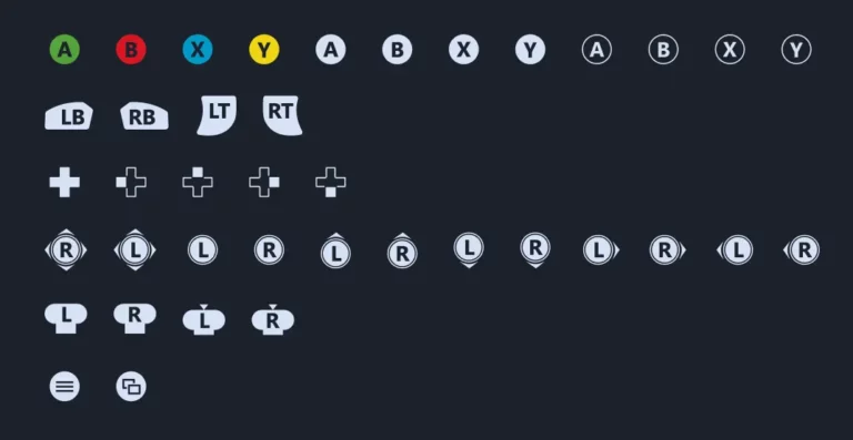 Xbox Controller Icons Pack Figma