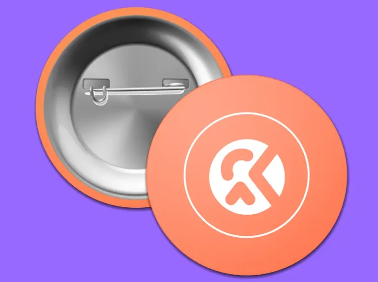 Minimal Button Badge Mockup Figma