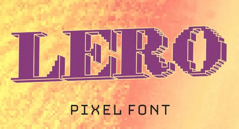 Lero Pixel Font