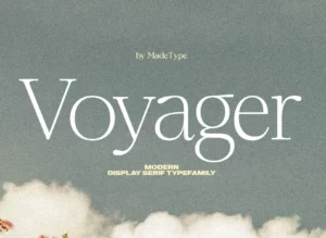 MADE Voyager Modern Display Font