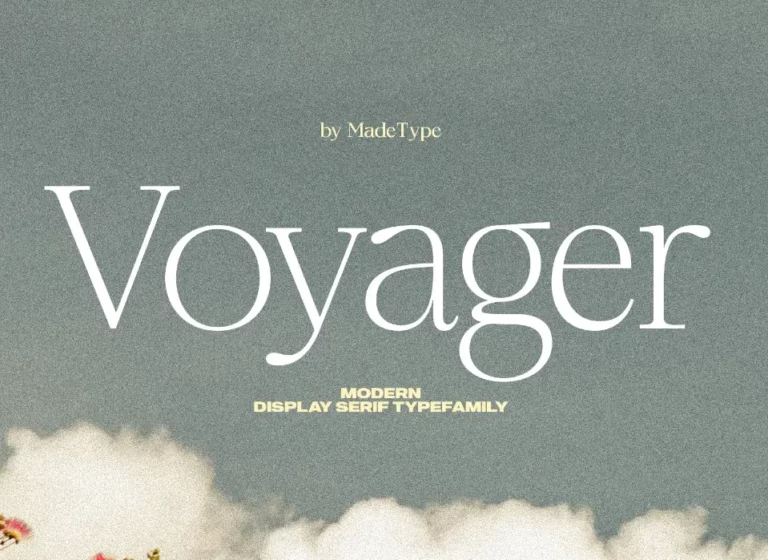 MADE Voyager Modern Display Font