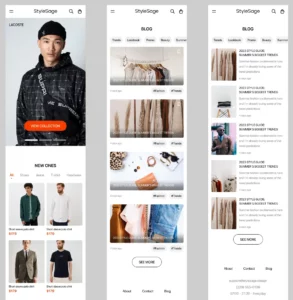 Clothing E-Commerce Mobile App UI Kit Figma