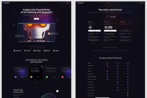 BrainGPT Robust Landing Page Kit For AI Products