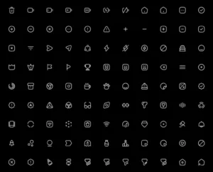 2000+ Customizable Essential Icons For Adobe XD
