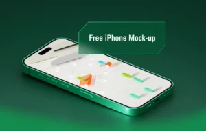 iPhone 15 & iPhone 14 Pro Mockup PSD
