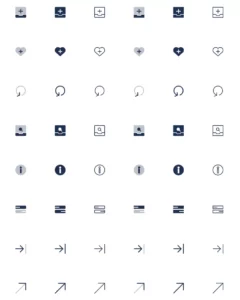 480+ Essential UI Icons (6 Styles)