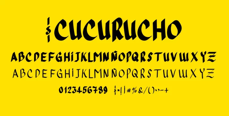 Cucurucho Font