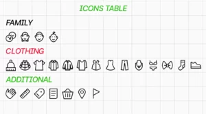 25 Clothing Shop Icons (SVG & EPS)