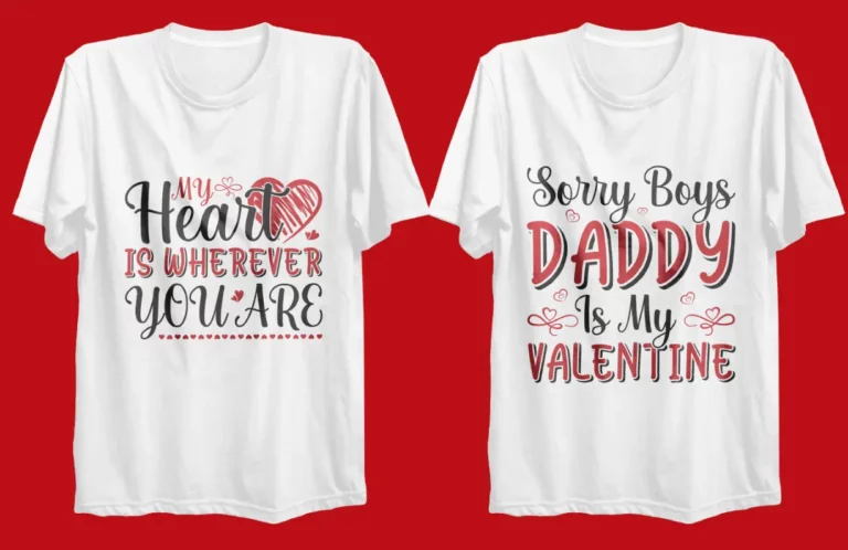 Valentine T-Shirt PSD Mockup