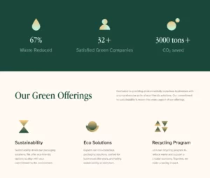 Minimal ECO Landing Page Figma Template