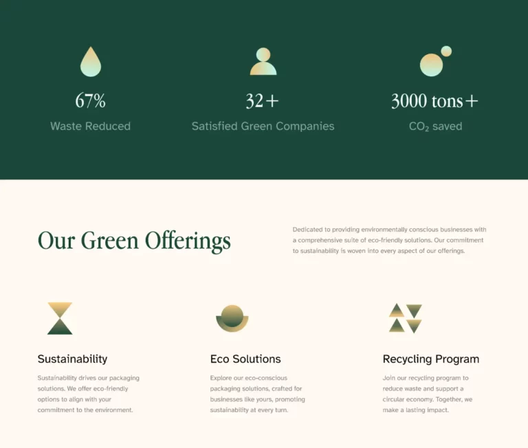 Minimal ECO Landing Page Figma Template