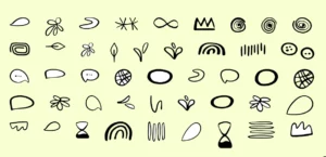 40 Editable Handdrawn Doodles Figma