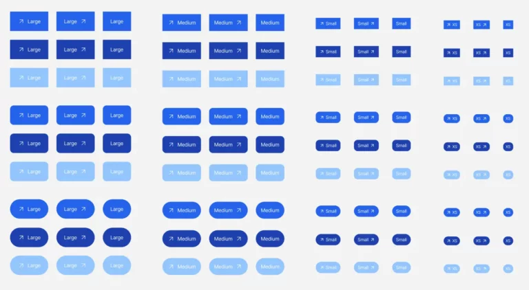 Customizable Button UI Kit Figma (40+ Styles)