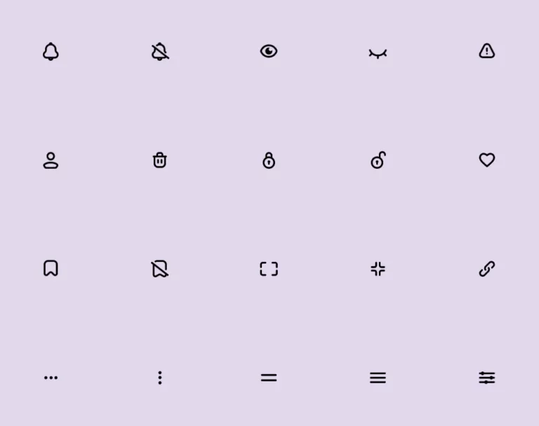 440+ Customizable Icons Pack Figma