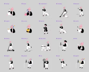 48+ Life And Work Illustrations Figma